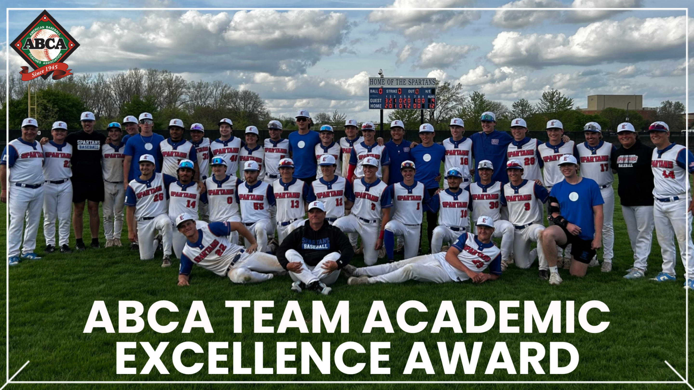 Baseball Earns ABCA Team Academic Excellence Award