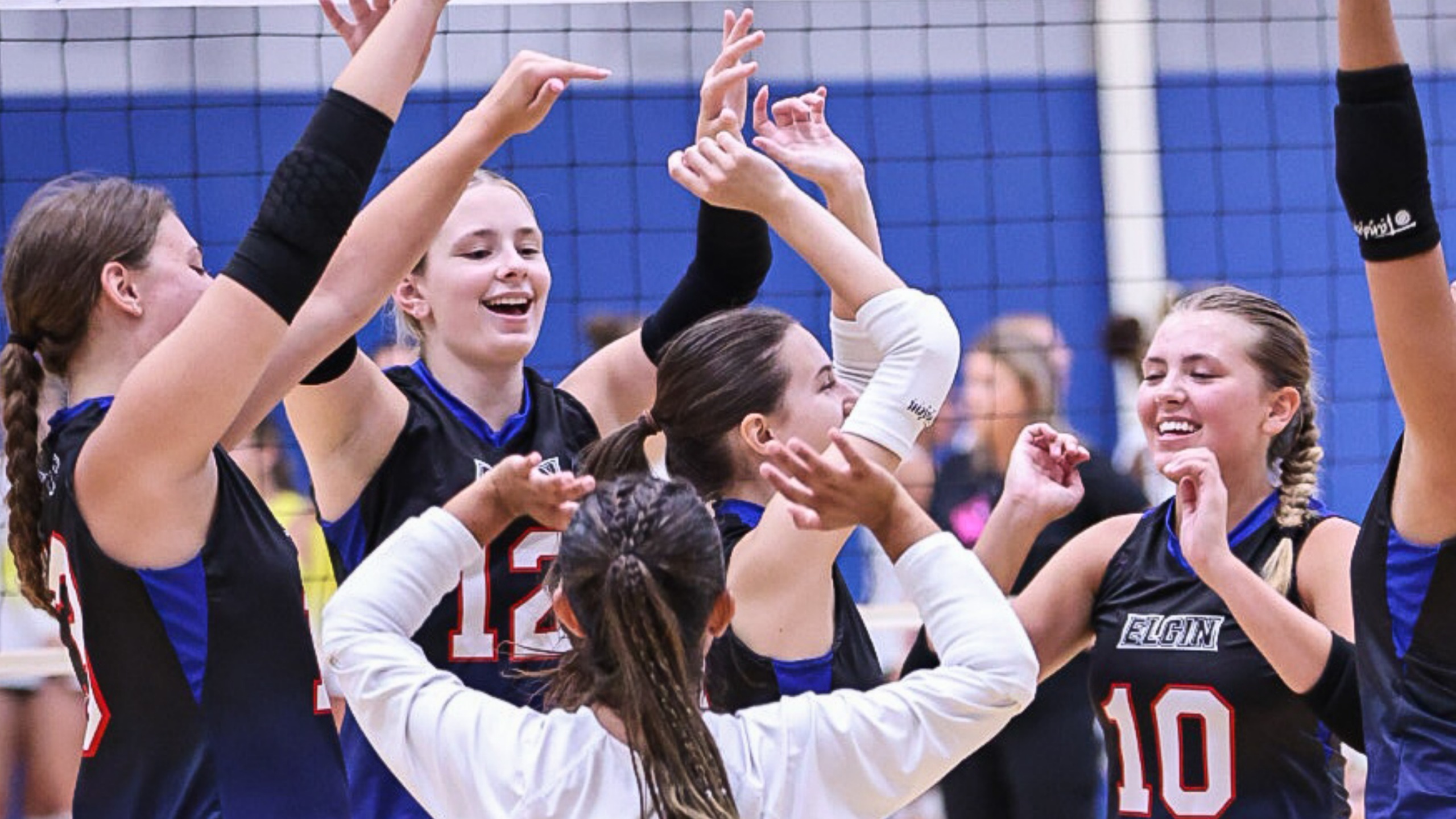 Volleyball Wins in Three Sets